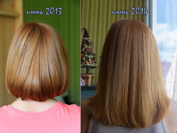 фото волос до и после