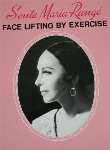 Обложка книги Сенты Марии Рунге «Подтяжка лица с помощью упражнений»