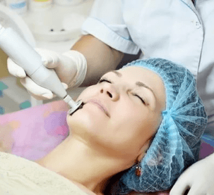 Процедура дермотонии лица