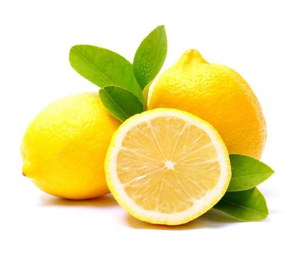 Лимоны с листьями